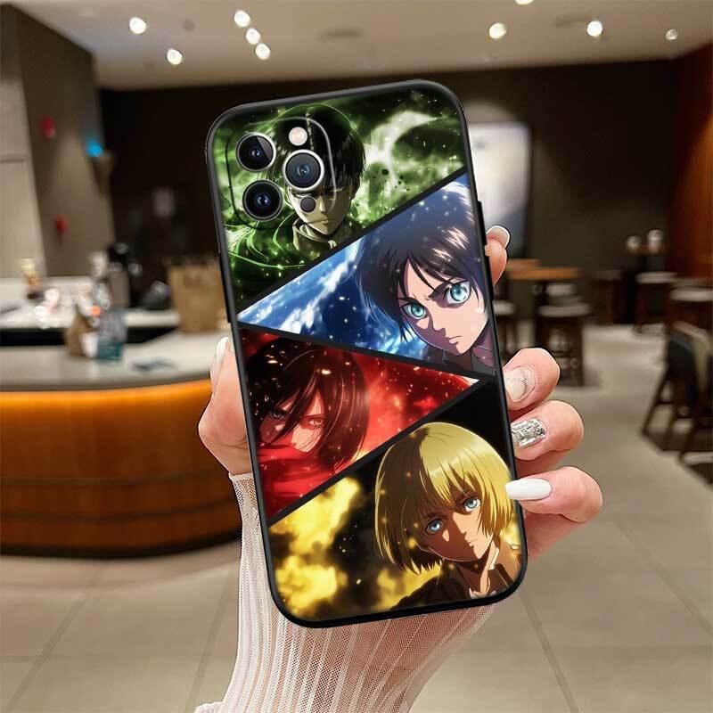 Eren Titan Attacks Phone Case for Redmi Note 12 12S 12C 13 13C 13R 14 14S 14R 14C 11A 13X A3 A3X A4 A5 Pro Max Plus