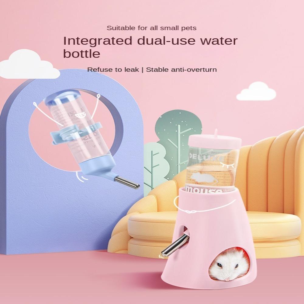 3 цвета Диспенсер для бутылок Пластиковый чайник для кормления с подставкой Диспенсер для воды для хомяка Зоотовары