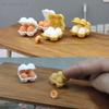{MX} Miniature Egg Tray With 4 Simulation Eggs DIY 1:12 Dollhouse Decoration Accessories Toy Doll Life Scene Kitchen Food Mode
