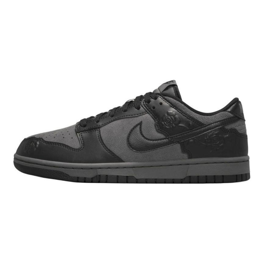 Nike Женские кроссовки для скейтбординга Dunk Low Black Roses HF1986-001