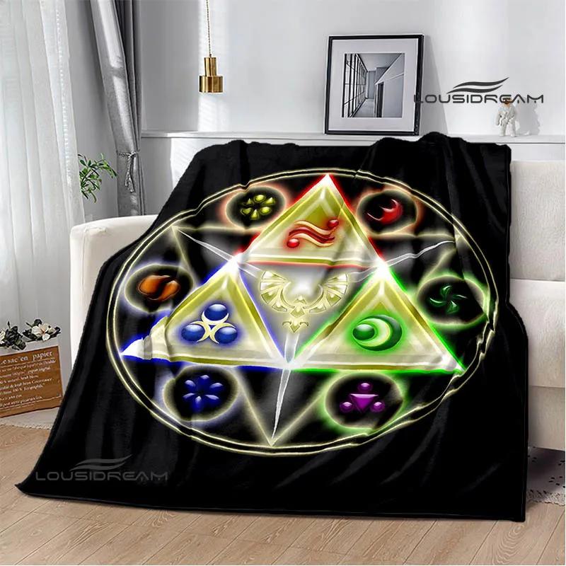 3D Z-Zeldas Cartoon blanket Warm Flannel blankets Soft and comfortable blanket Home Travel Blankets bed linings Birthday Gift
