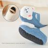 Cartoon Bear Socks Shoes for Newborn Infant Toddler Baby Autumn Winter Thick Warm Floor Socks Plush  Indoor Sox