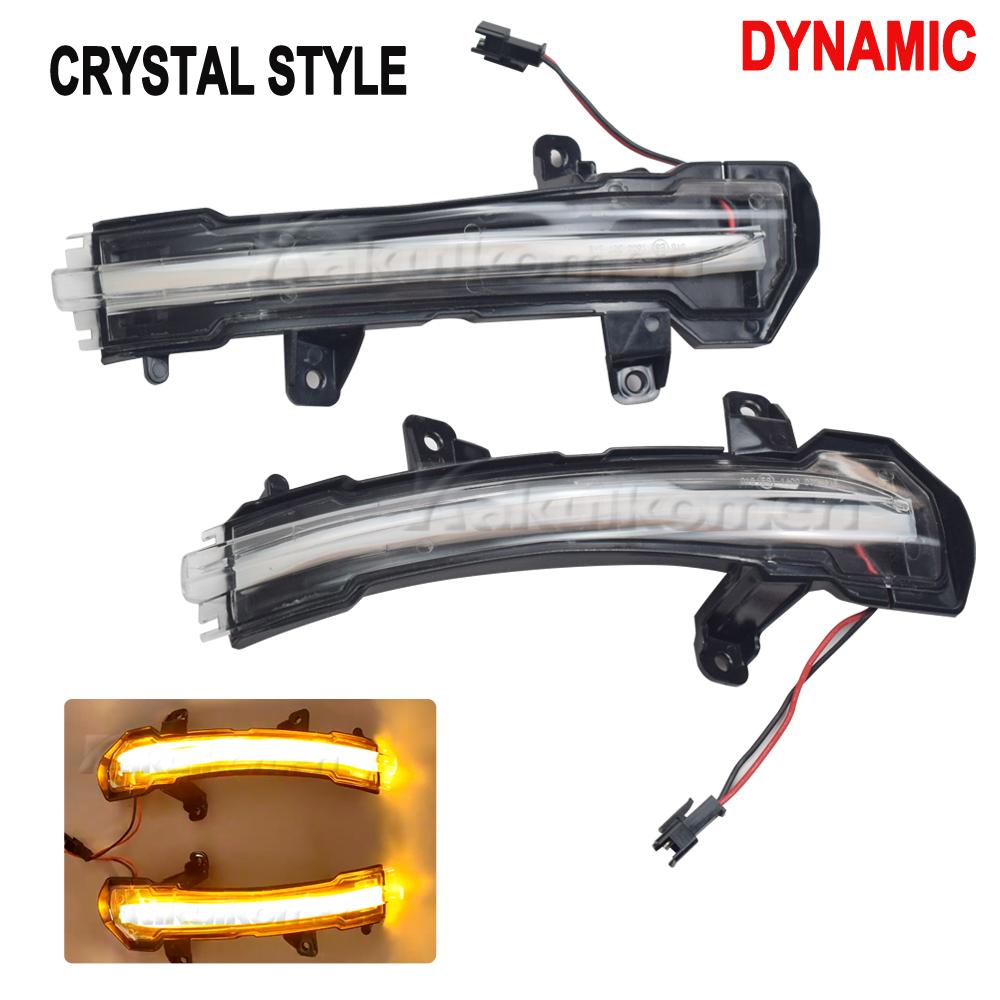 2PCS Dynamic Blinker Sequential Indicator LED Turn Signal Light For Nissan Kicks P15 Note E12 Bluebird Lannia Sylphy 2017 2018