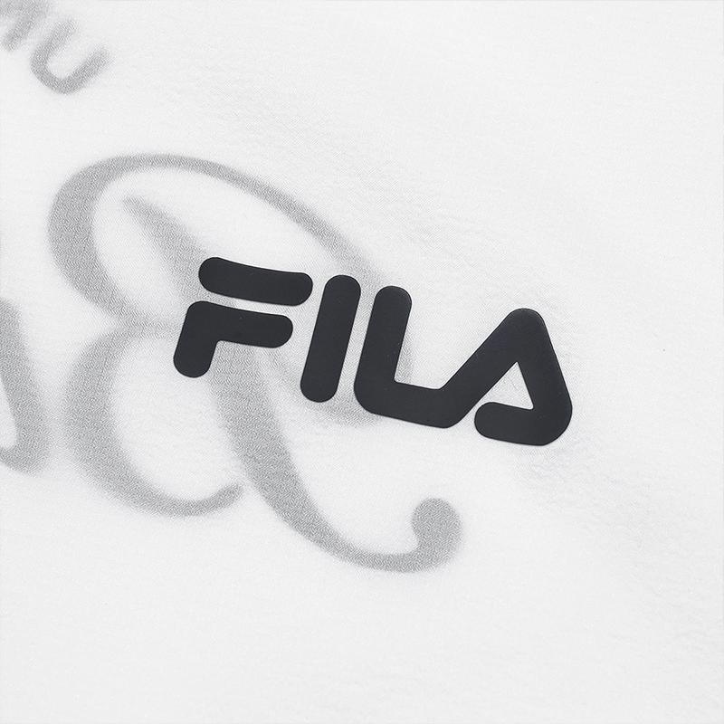 Fila Lifestyle Оригинальное Универсальное Повседневное Поло на Молнии с Длинным Рукавом Женские рубашки Облачно-Грибной-Белый F11W529704F-WT