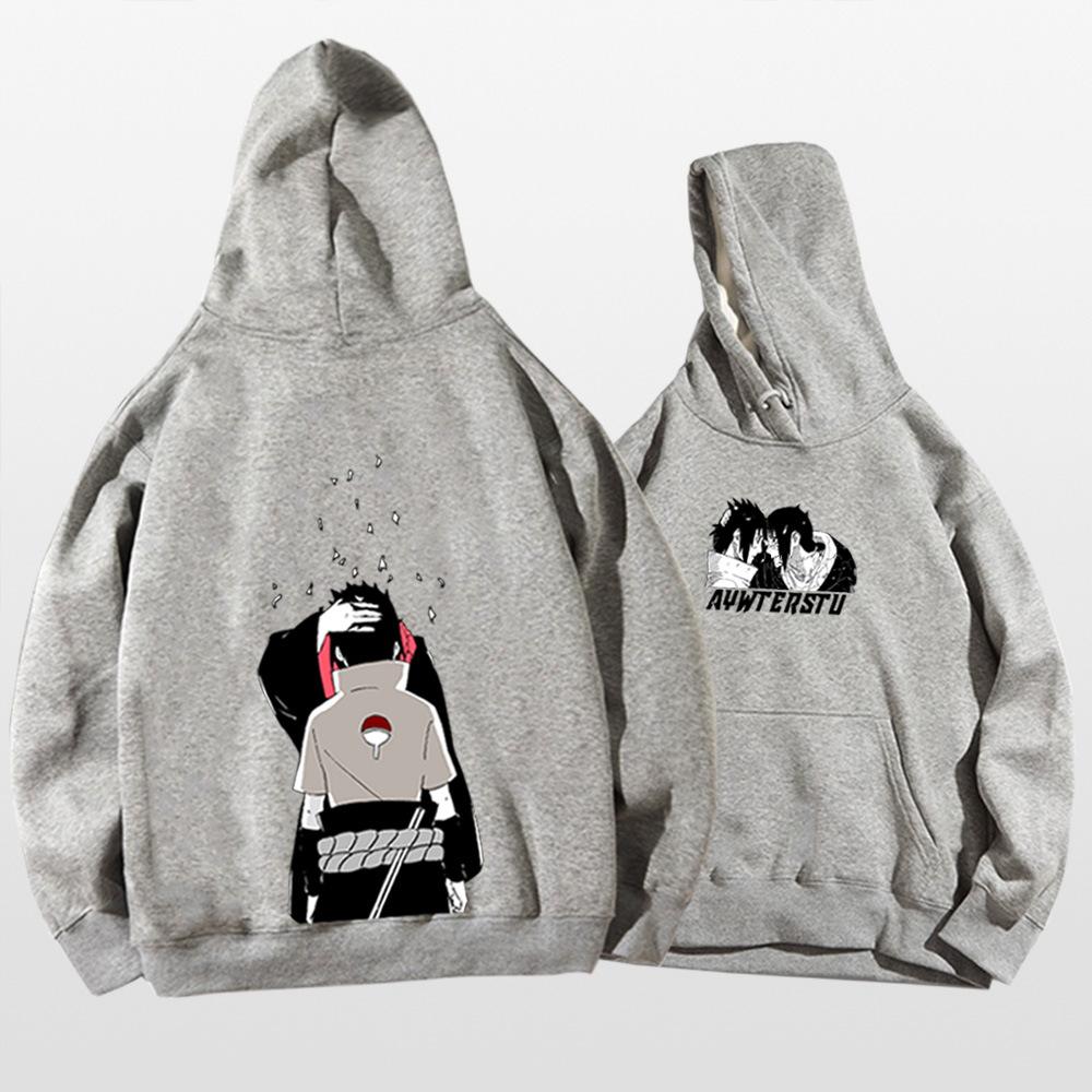Naruto hooded sweater men and women spring and autumn teenagers student trendy brand Japanese animation loose shoulder jacket