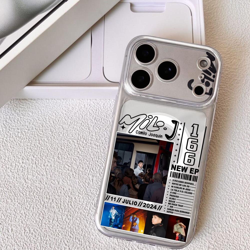Чехол для телефона Singer M-Milo J для iPhone 17 16 15 14 13 12 Pro Max Plus с магнитом, кристально прозрачный, беспроводная зарядка
