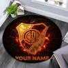 Custom Name River Plate2 Round Area Rug,Carpet Rug for Living Room Bedroom Sofa Playroom Decor,Non-slip Floor Mat