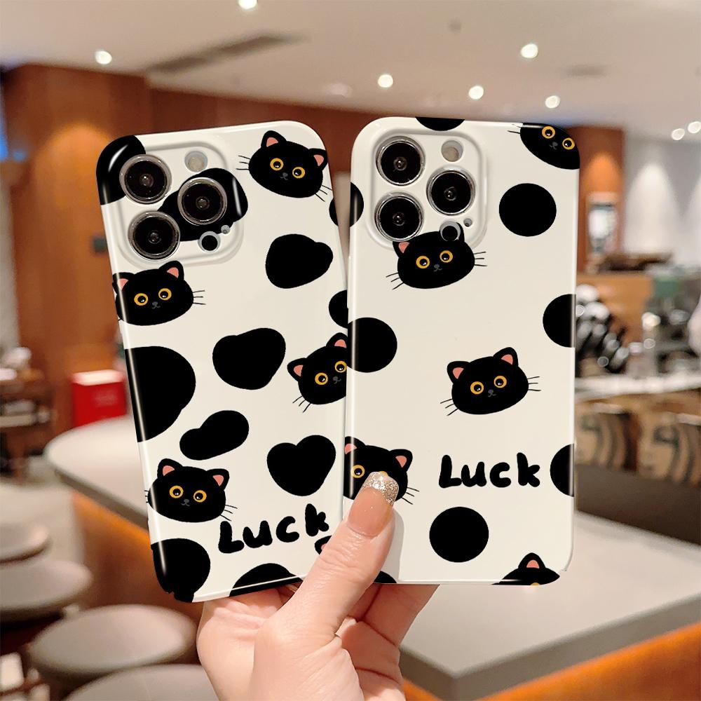 Универсальный чехол для телефона с пленкой, мультяшный модный дизайн, твердый корпус, полное покрытие камеры, противоударный защитный чехол для OPPO Realme OnePlus Infinix Tecno