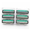 6Pcs Manual Double Layer Razor Blade Old-Fashioned Gillettee Beard Blades Men Razor
