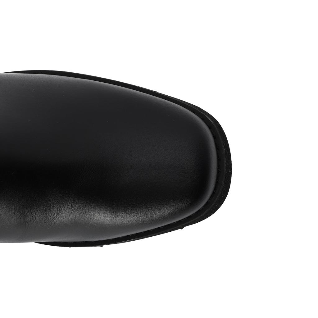 Модные сапоги 214304 Черные [Monet]