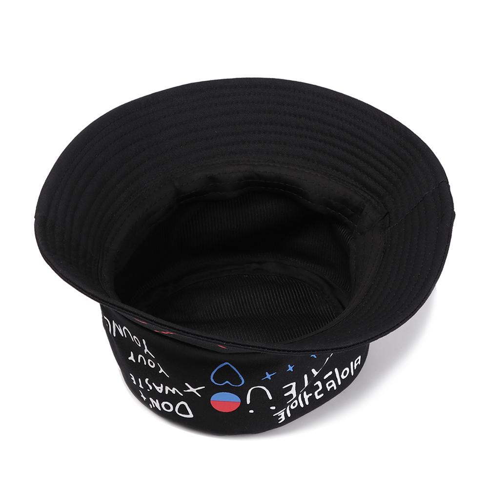 Панама Граффити Буква Летняя Хип-Хоп Кепка Шляпа Рыбака Шляпа Ведро Харадзюку