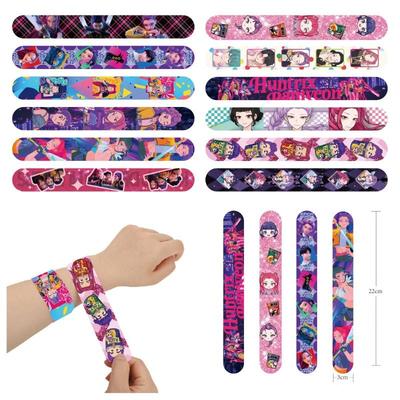 12/24/36 шт. K-pop Браслеты-хлопушки 'Охотники на демонов' Сувениры для вечеринок Браслеты-защелки Мультяшные Аниме ПВХ Браслеты Вечеринка Украшение Подарки