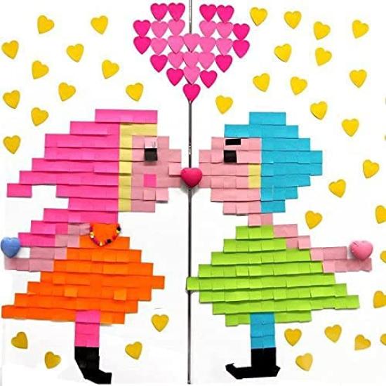 Notes for Business Pastel 75 X 75 100 Sheets X 40 Post-it Use, Colors, Mm, Pads, 6544-K