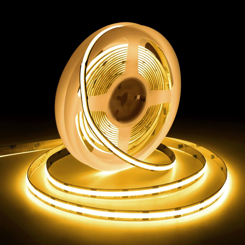 Светодиодная лента COB DC12V для декора комнаты DIY поделок 4 мм 8 мм DC24V Линейная световая планка Светодиодная лента Теплый холодный белый Диммируемая