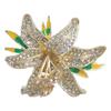 Unisex Vintage Lilies Brooches Modern Lilies Brooch Pin Accessory For Women And Men Suitable For Various Outfits