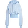 Укороченный женский худи Stella McCartney Светло-голубой Женский IW6317