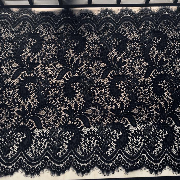 3 метра кружевная ткань для ресниц, белая, черная, сделай сам, изысканная классическая кружевная отделка для ресниц, декоративная кружевная ткань с вышивкой