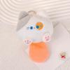 Cute Cat Dumpling Squeaky Pendant Keychain Plush Toy