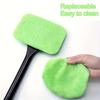 1pc, Long Handle Car Window Windshield Cleaner Brush Kit - Easy To Use Wipe Tool For Cleaning And Protecting Your Windshield