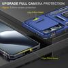 Чехол для Xiaomi 14T Pro с подставкой, сдвижной крышкой для камеры, из ПК + ТПУ, ударопрочный чехол для телефона