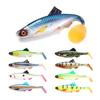 2oz 20.3cm Paddle Tail Swimbaits Soft Fishing Lures for Trout Walleye Artificial Baits Fishing Lure Swim Baits