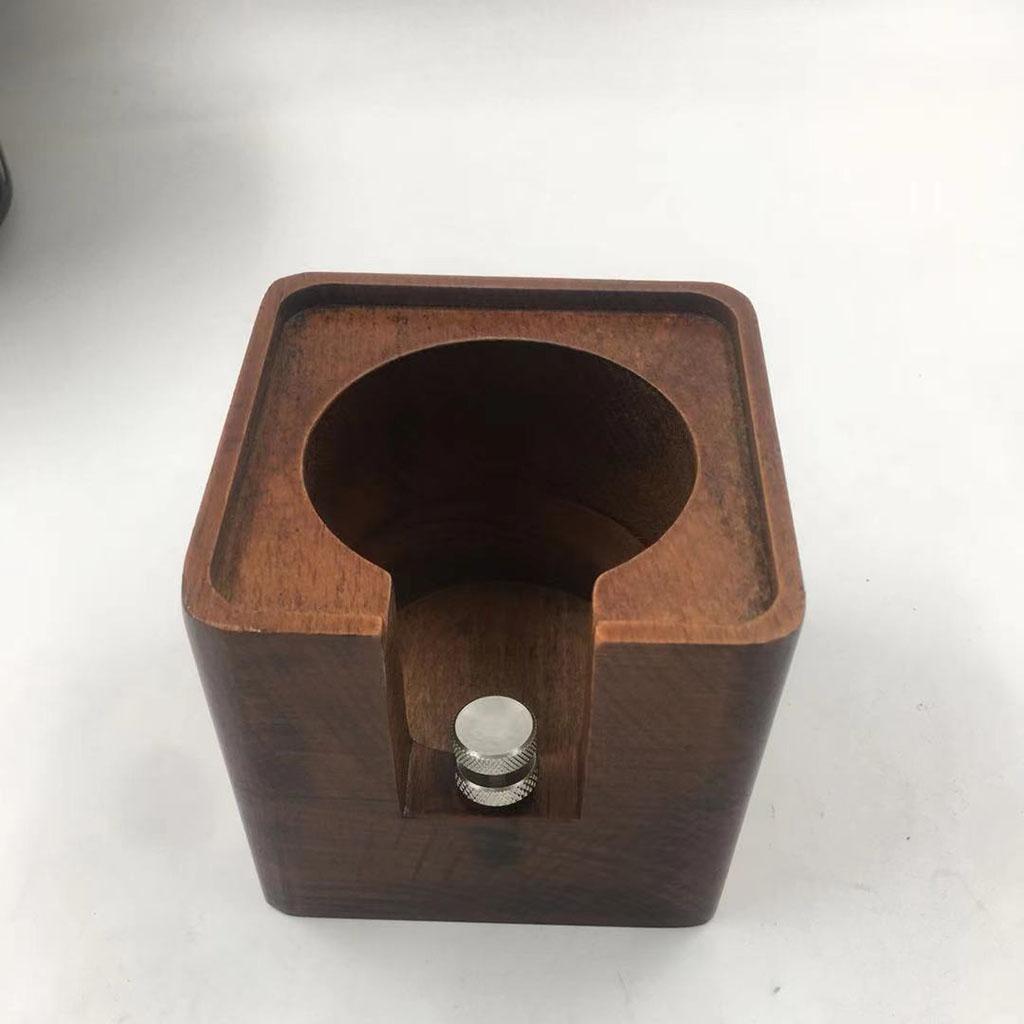 Деревянная подставка для эспрессо-тампера, противоскользящая подставка для ресторана