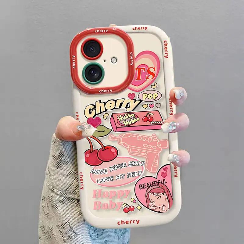Чехол для Realme C67 C65 C63 C61 C55 C53 C51 C35 C33 C30S C25Y C21Y C20 12 Pro Plus чехол Милая толстая утка Кошка Цветок