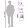 7 Piece Wall Mirror Set Square Glass