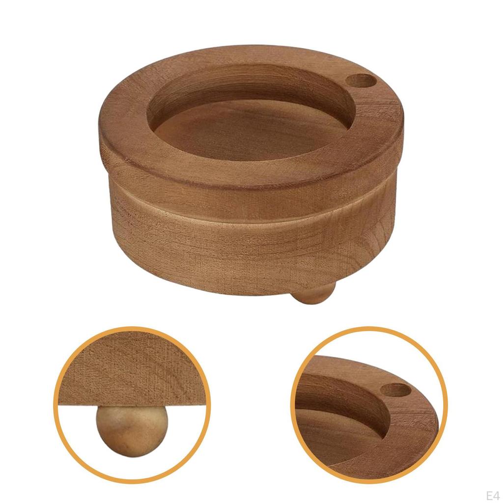 Coffee Cup Organizer Wooden Holder Mug Dispenser Marker Slot Paper Rustic Storage