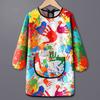 Art Painting Children's Painting Apron Nylon Baby Eating Bib Universal Reverse Dressing Cloth  Boys