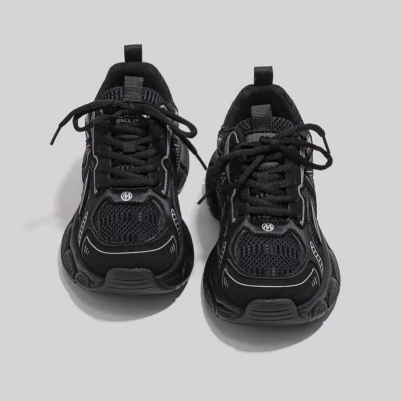 Женские новые весенние повседневные универсальные маленькие спортивные кроссовки на толстой подошве, серые, легкие, 7