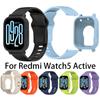 WatchBand Strap For Redmi Watch 5 Active SmartWristbands Fashion Silicone Bracelet For Redmi Watch5 Active WristBand Strap&case