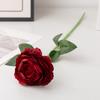 48 см Пион на ощупь как настоящий Искусственные цветы Ветки Декор розы для дома Ваза Свадьба Рождество День святого Валентина Подарок Искусственный цветок