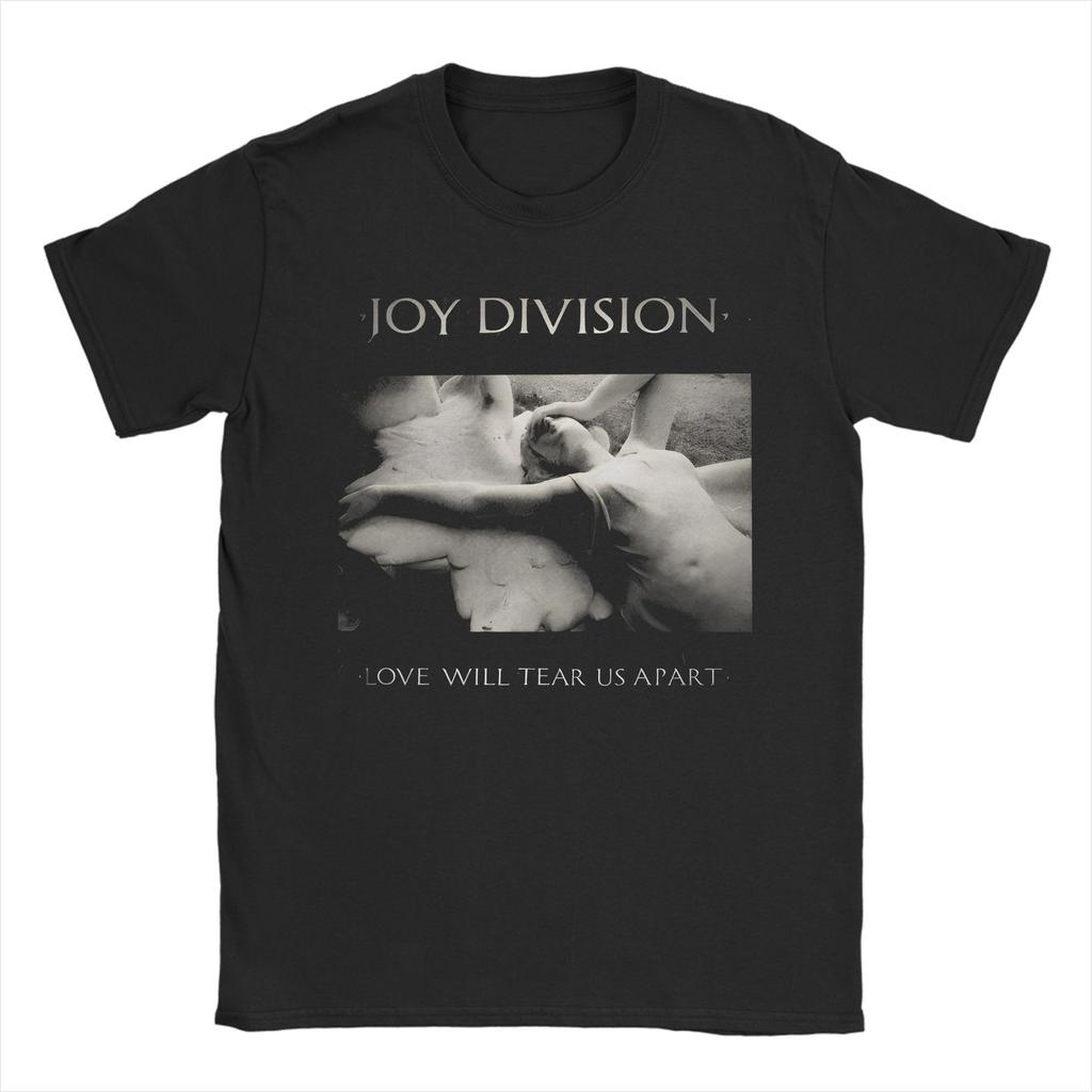Retro Joy Division Japanese Tshirts For Men Women 100%Cotton Short Sleeve Punk Rock Goth Crewneck Summer TopsTops