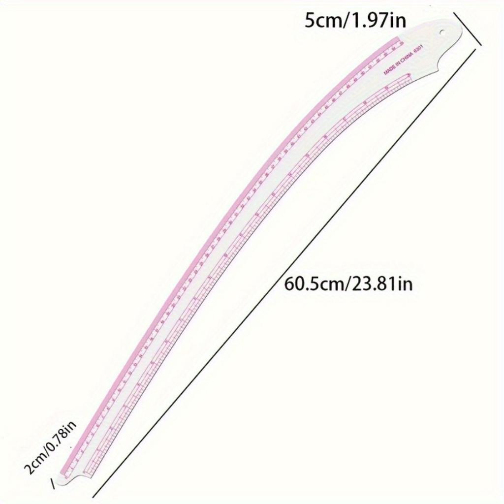 1pc Curve Ruler, Clothing Model Drawing, Patchwork, Quilting, Printing, Cutting Sewing, Stitching, Tailor Ruler