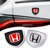 1Pcs 3D Metal Auto Door Shield Emblem Car Body Badge Sticker Styling for Civic Xrv Hrv Crv Brv City Accord Fit Jazz Insight