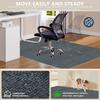 Self-adhesive Office Chair Mat Non Adhesive Rolling Wheelchair Carpet  Home Office