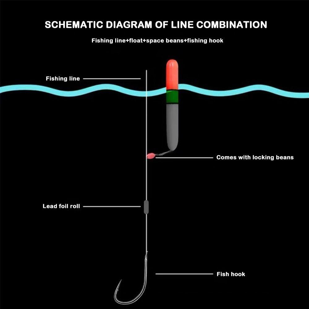 4pcs Nanomaterials Fishing Rock Float Superfine Buoy 2024 Fishing Tackle  Ice Fishing Accessory