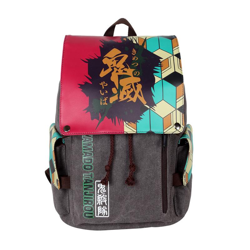 Anime Demon Slayer Messenger Bag ONE PIECE School Bag Backpack