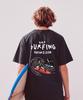 OHP Ohpxquirk Couple Surfing Semi-Oversized Short Sleeve T-Shirt 6 (Type A)