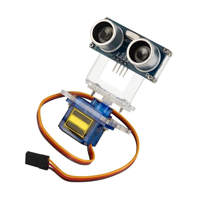 1PC Clear Plastic Mounting Bracket for SG90 MicroServo Clear Plastic Mounting Bracket for SG90 MicroServo