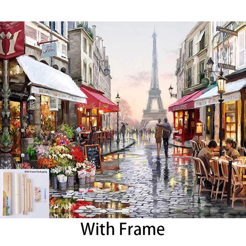 Изысканный набор для рисования по номерам своими руками для детей и взрослых с экологически чистыми акриловыми красками