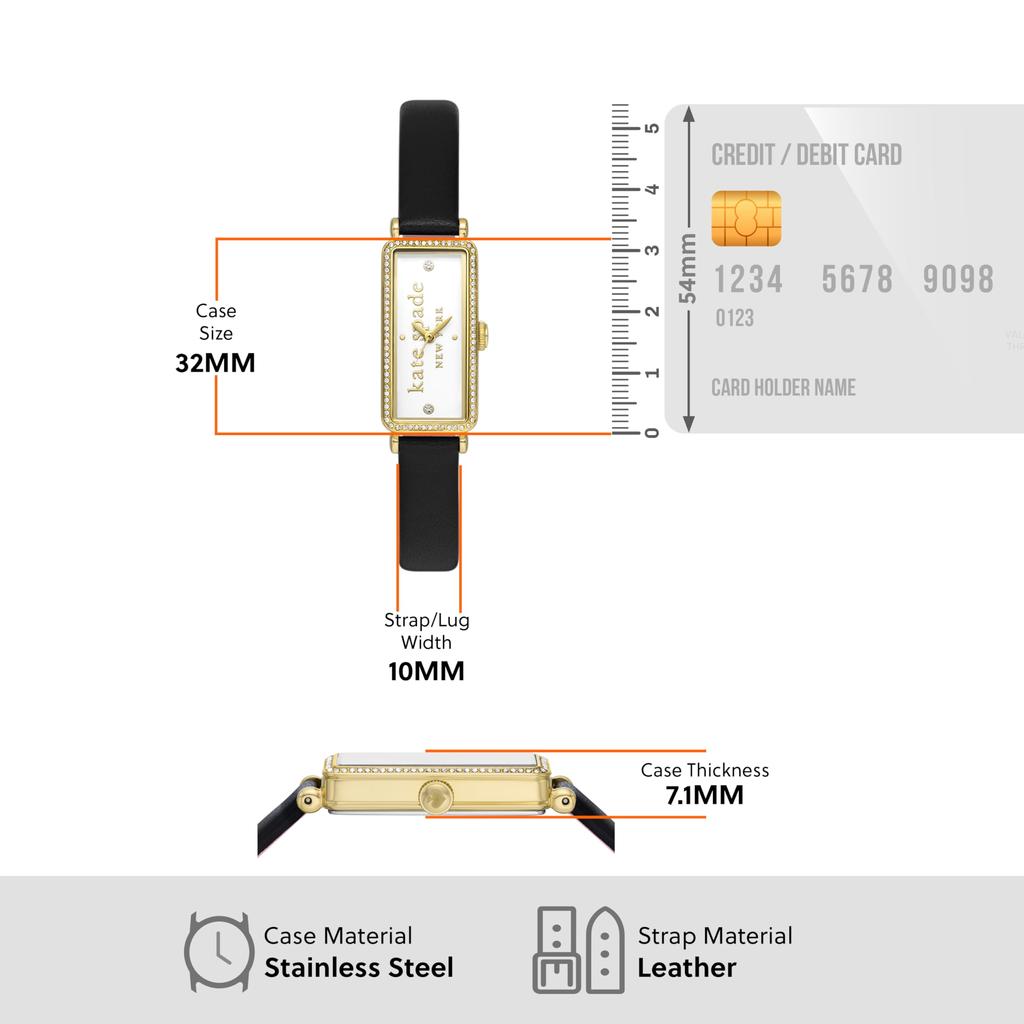 Spade New Watch ROSEDALE KSW1817 Черный [Кейт Йорк] Женские