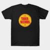 Мужская черная футболка с принтом Винтажная Tower Records 1960 | Нет Музыки Нет Жизни Печать на трансферной бумаге без вырезания Хлопковая футболка