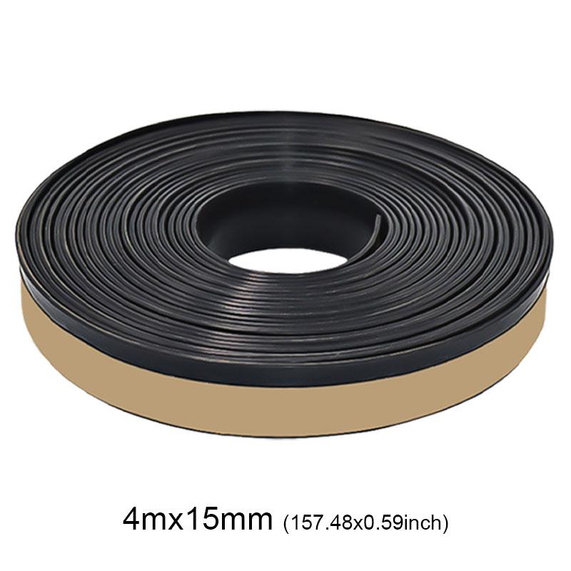 SEAMETAL 4 м 15/20 мм Резиновый уплотнитель для автомобильного окна Уплотнительные полосы для кромки стекла двери автомобиля Пылезащитный Для герметиков Автоаксессуары