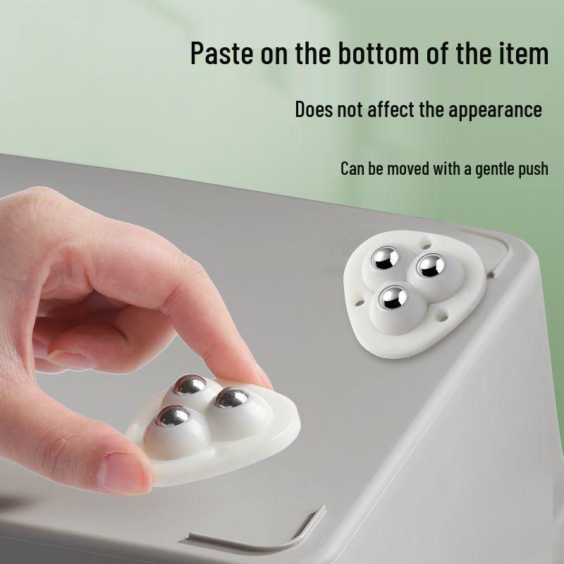 Silent Wear-Resistant Casters: Universal Wheel, Punch-Free Design for Household Use