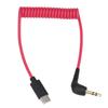 DRRI USB C на 3,5 мм TRS Микрофонный кабель для Rode Wireless Go 2 Hollyland Lark M1 M2 Deity iPhone 15 16 Samsung S23 MacBook Google Pixel Android
