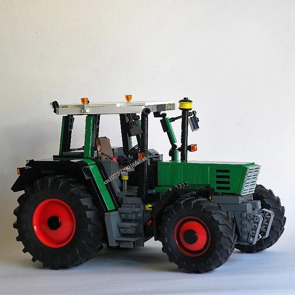 1:17 Ферма Мок Трактор Fendt Favorit 514C и Самосвальный Прицеп Krampe 550 DIY Креативные Идеи Технологии Детская Игрушка Сборка Пазл