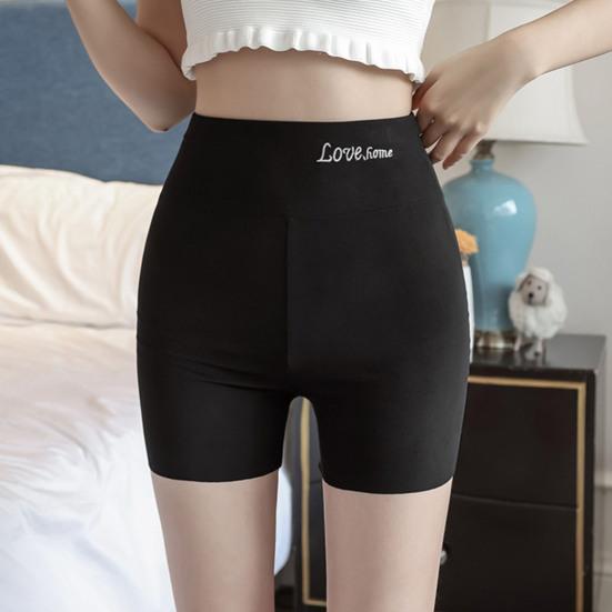 Женские трусы, защитные брюки, бесшовные однотонные трусы с контролем живота, облегающие женские трусики Elatsic, внутренняя одежда
