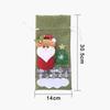 Christmas Wine Bottle Covers Bag Snowman Santa Claus Champagne Bottle Cover Sleeve Merry Christmas  Year Table Decorations